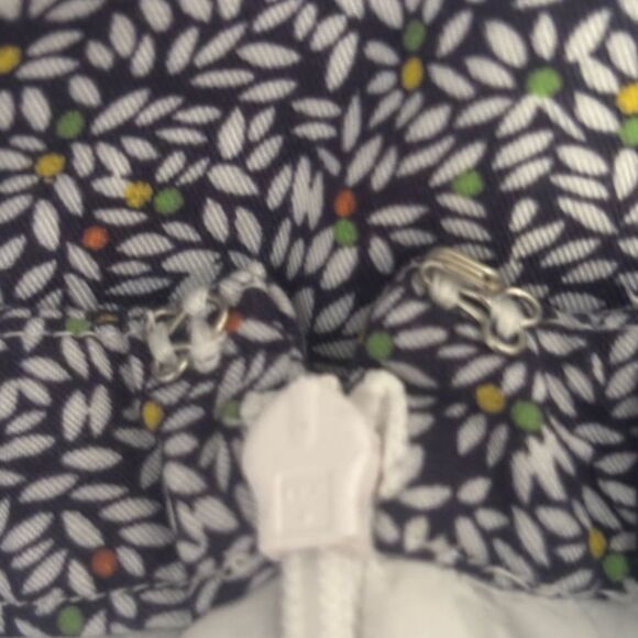 Gap EUC black/white floral lined midi skirt Size 14 tall - Picture 6 of 6